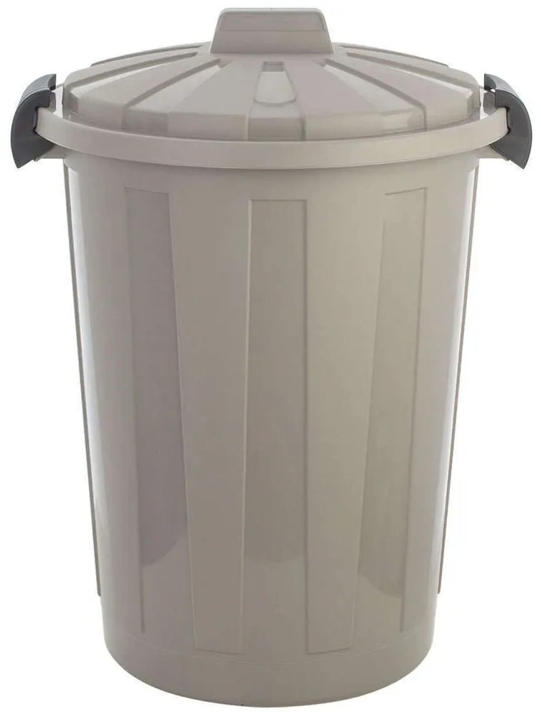 Κάδος Απορριμμάτων Outbin 01-23201 45x45x64,5cm 60lt Taupe Estia Πλαστικό