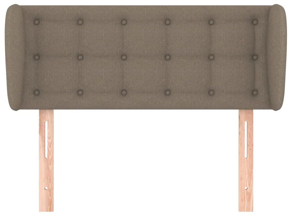 vidaXL Κεφαλάρι με Πτερύγια Taupe 83 x 23 x 78/88 εκ. Υφασμάτινο