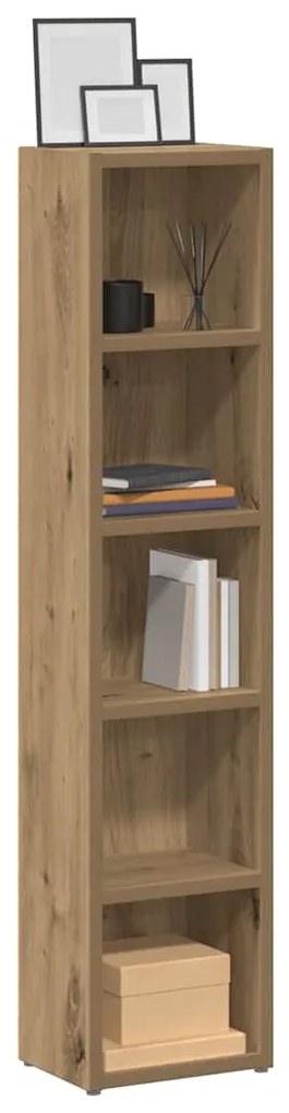 vidaXL Ντουλάπια CD 2 τεμ. Artisan Δρυς 21x16x93,5 εκ Επεξ. Ξύλο