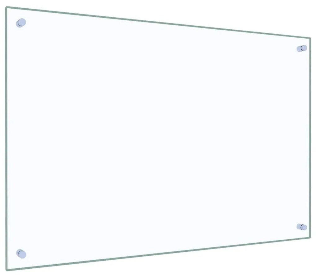 vidaXL Πλάτη Κουζίνας Διαφανής 90 x 60 εκ. από Ψημένο Γυαλί