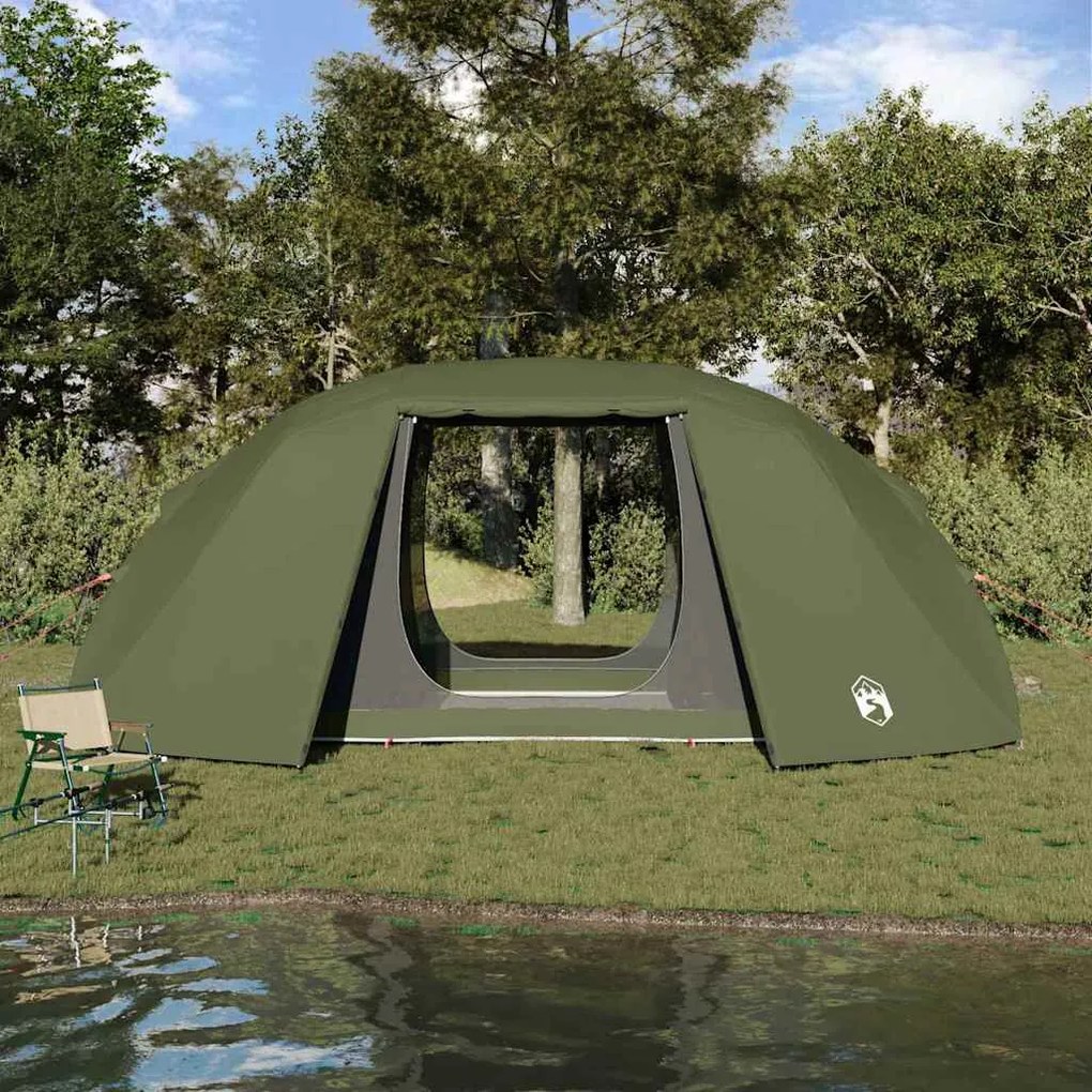 vidaXL Σκηνή ψαρέματος με στέγη Λαδί 514 x 465 x 187 εκ. Πολυεστέρας