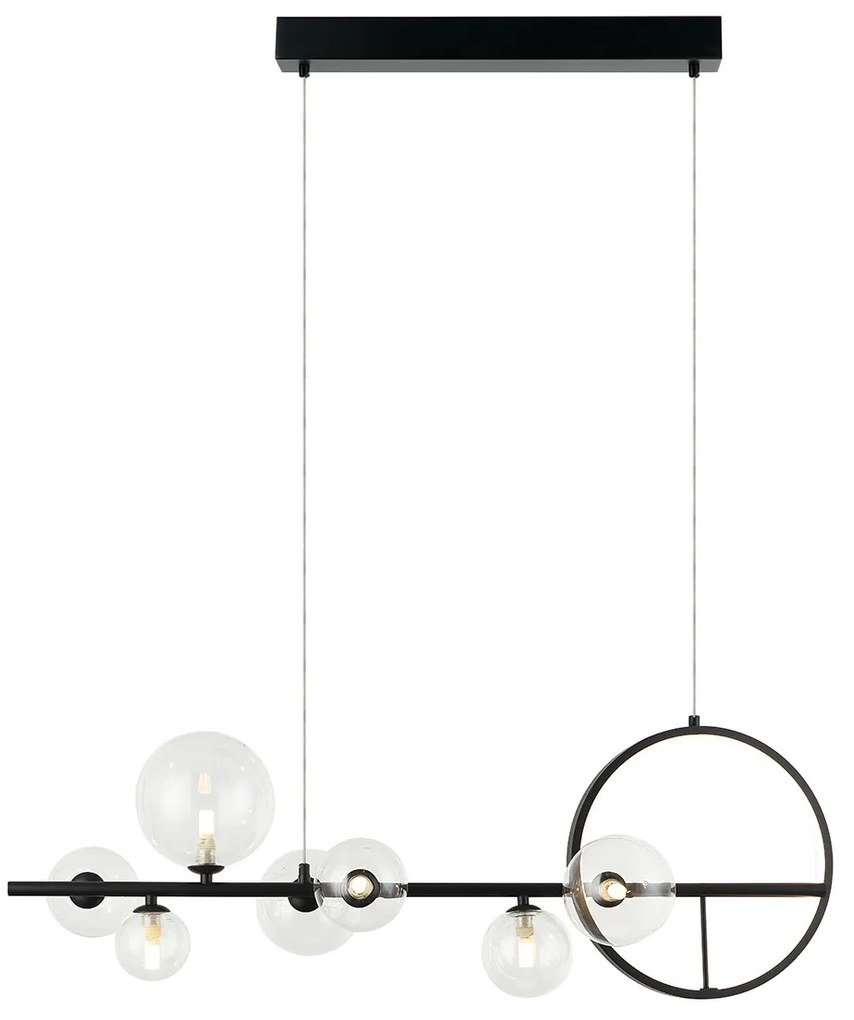 Φωτιστικό Οροφής Πολύφωτο Dimmable Zambelis 22063 Sandy Black