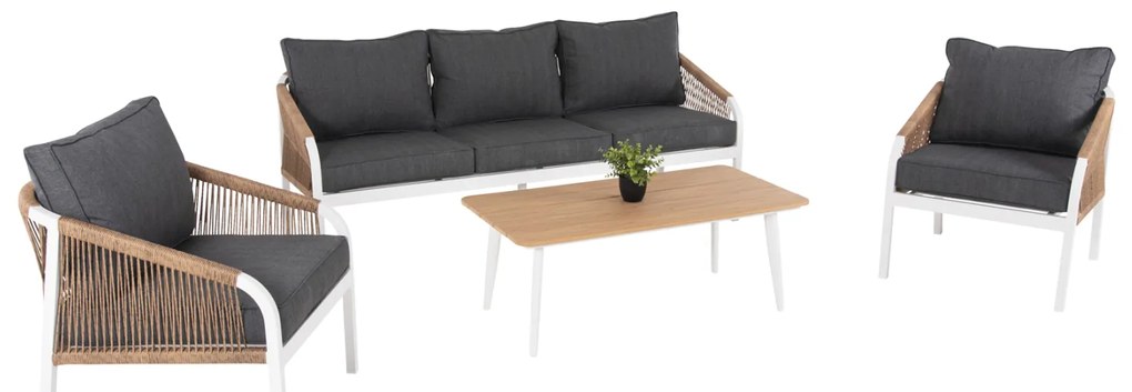 Intrahome ΣΑΛΟΝΙ ΕΞΩΤ.ΧΩΡΟΥ 4ΤΜΧ MCASABLANCAERLY .01 ΑΛΟΥΜΙΝΙΟ ΛΕΥΚΟ-ΣΥΝΘ.ΣΧΟΙΝΙ-ΑΝΘΡΑΚΙ ΜΑΞΙΛΑΡΙΑ intraho-1726376