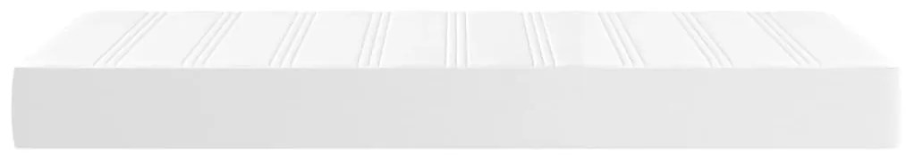 vidaXL Στρώμα με Pocket Springs Λευκό 120x190x20 εκ. Συνθετικό Δέρμα