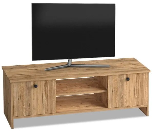 Έπιπλο τηλεόρασης Cube Megapap από μελαμίνη pine 120x30x40εκ. GP022-0076,3-GP022-0076,3-Καφέ GP022-0076,3