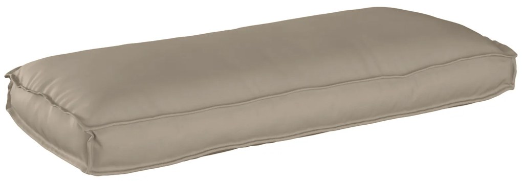 vidaXL Μαξιλάρι παλέτας για κάθισμα / πλάτη Taupe 120 x 50 x 12 εκ.