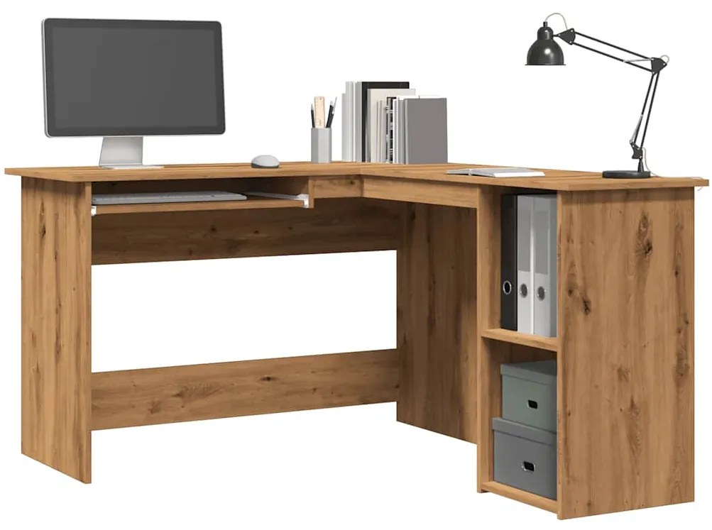 Γραφείο Γωνιακό Τεχνίτης Δρυς 120x140x75 εκ Επεξεργασμένο Ξύλο