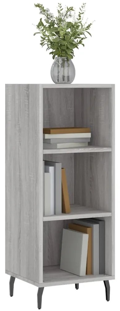 vidaXL Ντουλάπι Γκρι sonoma 34,5x32,5x90εκ. από Επεξεργασμένο Ξύλο