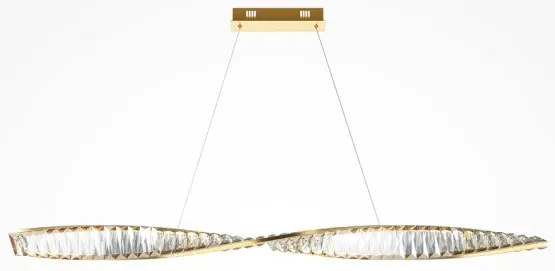 Κρεμαστό Φωτιστικό Οροφής LED 36W Ορείχαλκος Κρύσταλλο Krone P097PL-L36BS3K Maytoni P097PL-L36BS3K Ορείχαλκος