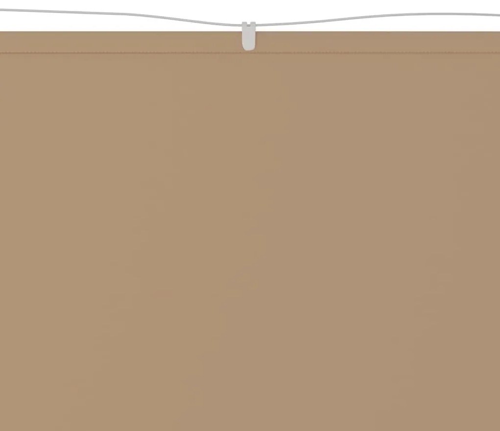 Τέντα Κάθετη Taupe 60 x 600 εκ. από Ύφασμα Oxford - Μπεζ-Γκρι