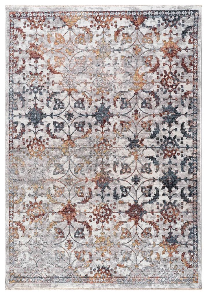 Χαλιά Κρεβατοκάμαρας (Σετ 3τμχ) Polcarpet Mystic Kilvana 5088 Silver/Rose