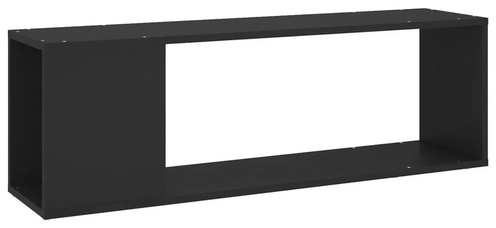 Έπιπλο Τηλεόρασης Μαύρο 100 x 24 x 32 εκ. από Μοριοσανίδα - Μαύρο