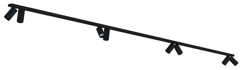 Φωτιστικό Οροφής - Σποτ Mono 7722 8xGU10 10W 2X200 Black Nowodvorski Metal, Plastic