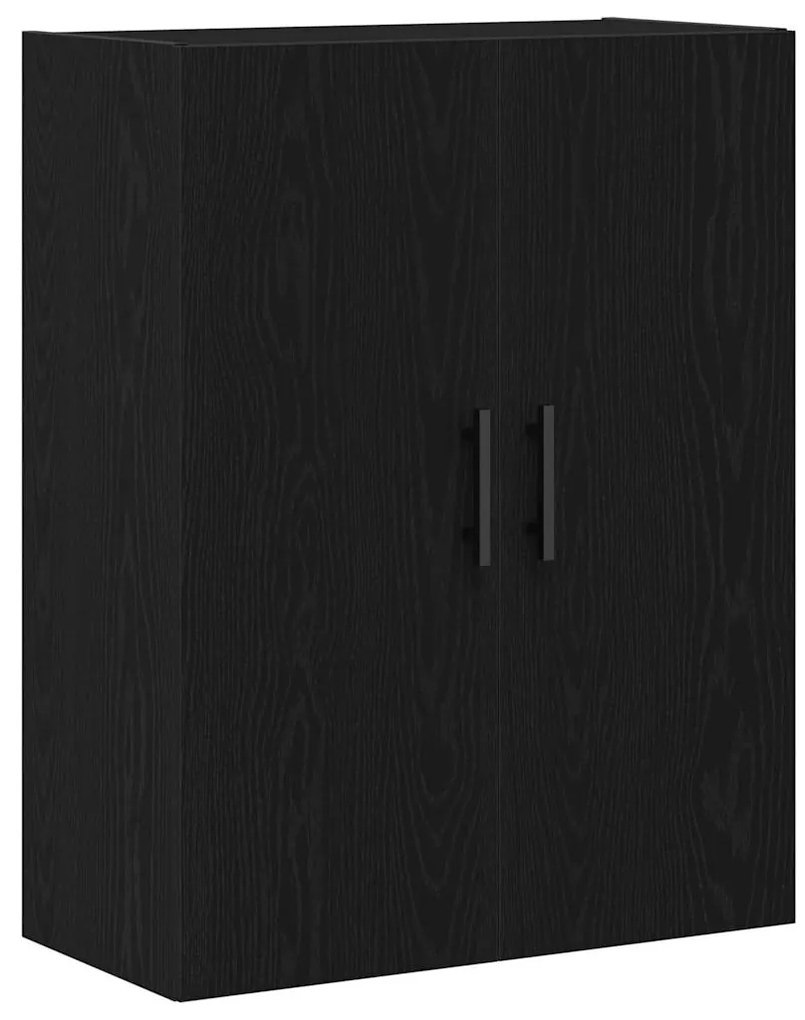 vidaXL Ντουλάπα τοίχου Επιτοίχιο Μαύρη δρυς 69.5 x 34 x 90 εκ.