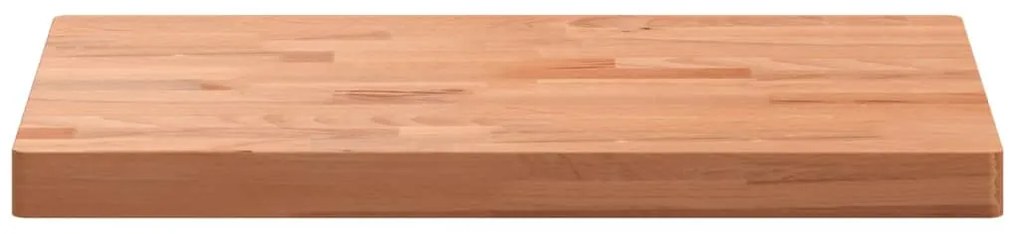 vidaXL Πάγκος Μπάνιου 80 x 40 x 4 εκ. από Μασίφ Ξύλο Οξιάς