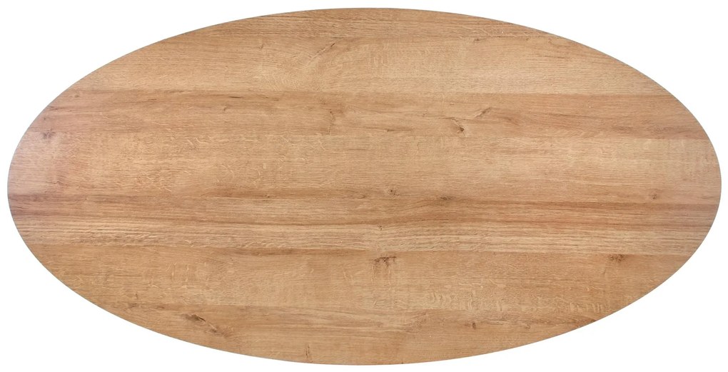 CAROLINA c.table, golden oak / black DIOMMI V-CH-CAROLINA-LAW