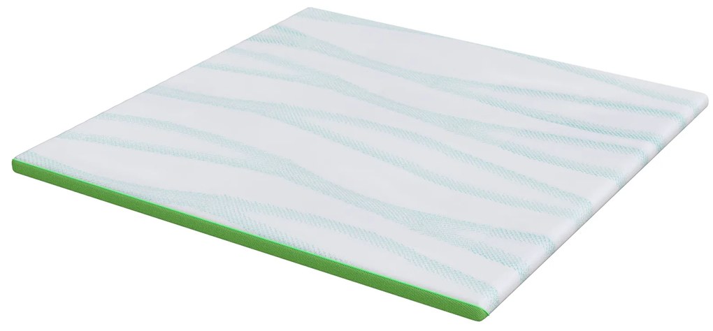 vidaXL Στρώματα Λευκό και Πράσινο 180 x 200 cm