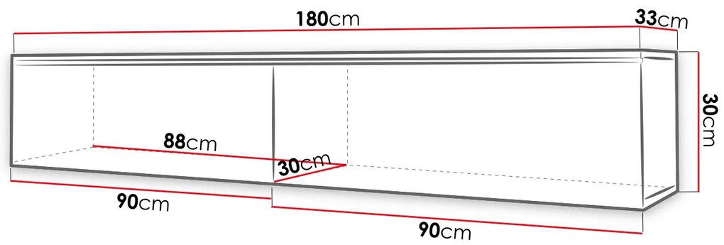 Έπιπλο τηλεόρασης Dalia plus-Cement