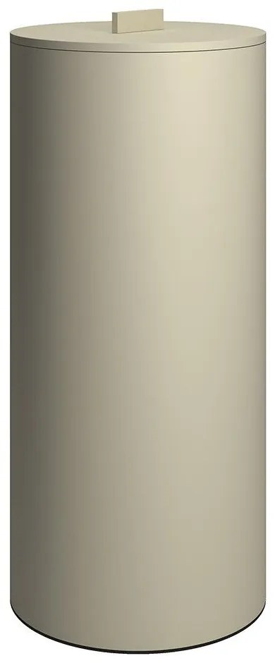 Καλάθι Απλύτων 30Lt 2560-703 25x60cm Matte Ivory Pam&amp;Co Stainless Steel