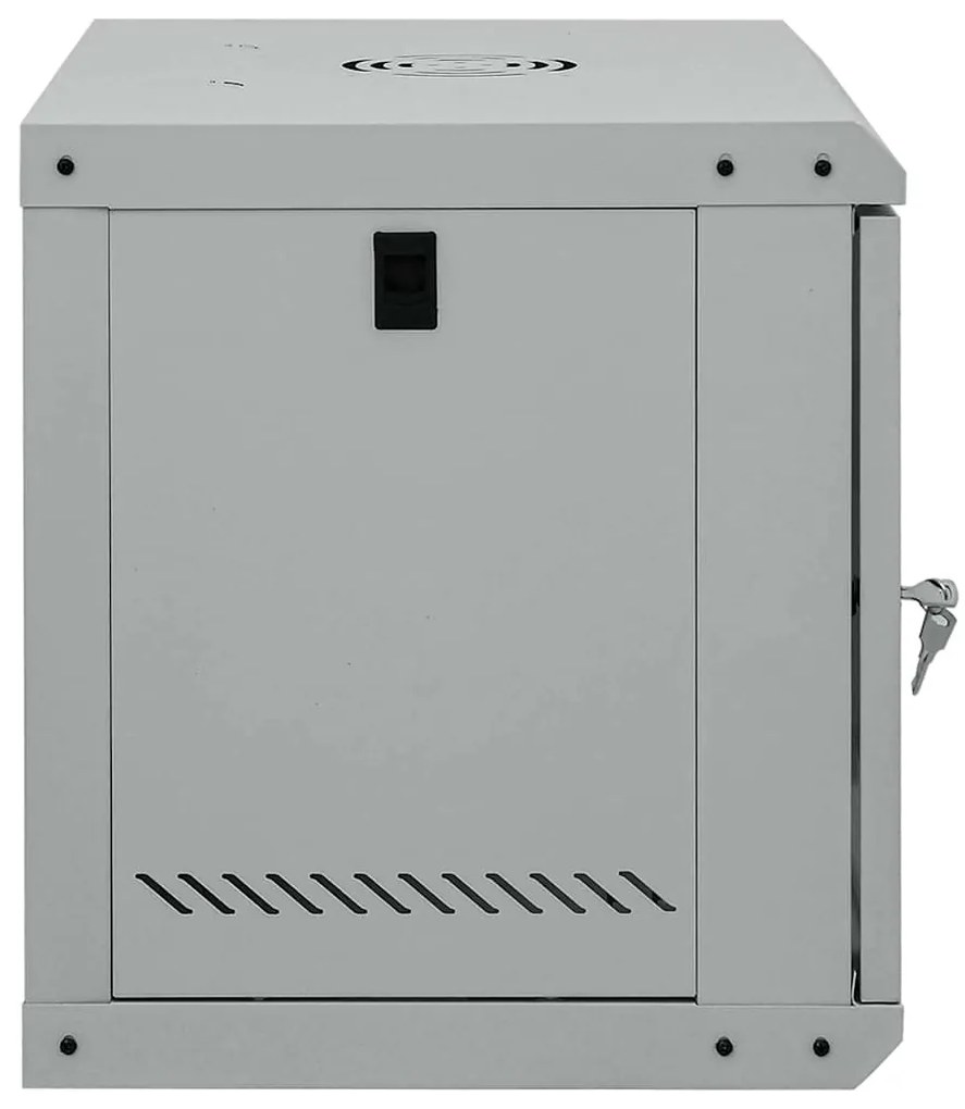 vidaXL Ντουλάπα δικτύου με αποθήκευση Γκρι 53 x 45 x 45 εκ Ατσάλι