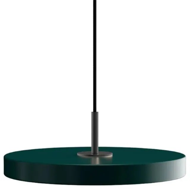 Φωτιστικό Οροφής Asteria Plus Mini Black 2290C4175 Φ31x10.5cm Led 1200lm 18W 2400-3000k Forest Green Umage