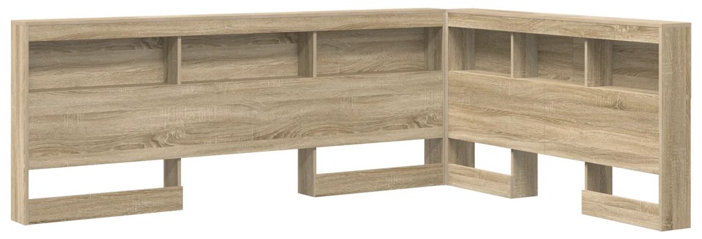 vidaXL Κεφαλάρι Αποθήκης με ράφι Sonoma Δρυς 150 cm Επεξεργασμένο ξύλο