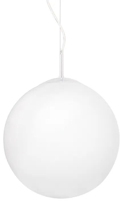 Φωτιστικό Κρεμαστό D30cm Μπάλα Οπαλίνα 1xE27 ACA Luna V2010C300W