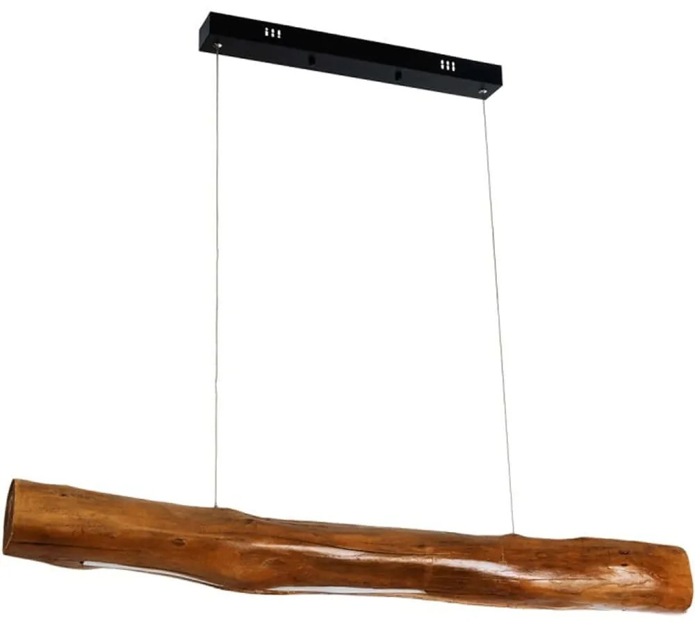 Φωτιστικό Οροφής - Ράγα Katrina 02320 100x10x10cm Led 1920lm 24W 4500K Brown GloboStar