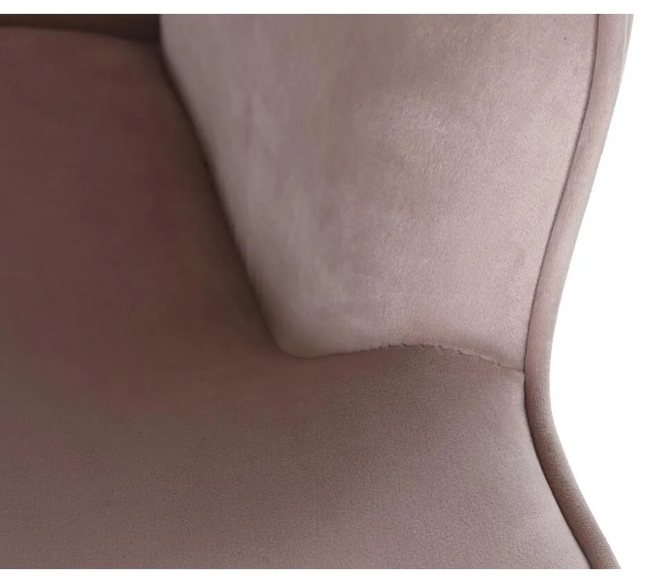 Κάθισμα DKD Home Decor Ροζ πολυεστέρας Ξύλο 67 x 69 x 96 cm 75 x 69 x 96 cm