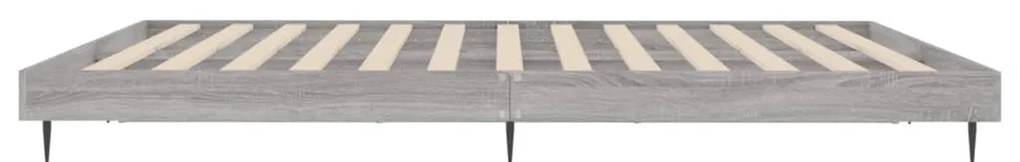 vidaXL Πλαίσιο Κρεβατιού Γκρι Sonoma 120x200 εκ. Επεξεργασμένο Ξύλο