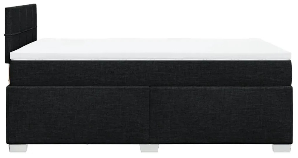 ΚΡΕΒΑΤΙ BOXSPRING ΜΕ ΣΤΡΩΜΑ ΜΑΥΡΟ 120X200 ΕΚ. ΥΦΑΣΜΑΤΙΝΟ 3285857