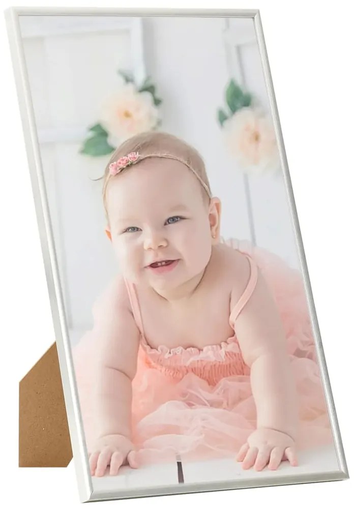 vidaXL Κορνίζες Κολάζ Επιτραπέζιες 3 τεμ. Ασημί 13 x 18 εκ. MDF