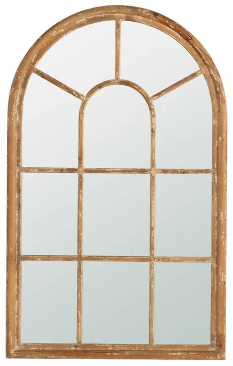 Artekko Ada Καθρέπτης Τοίχου Καφέ Πατίνα Ξύλο/Γυαλί (86,4x3.8x137,9)cm
