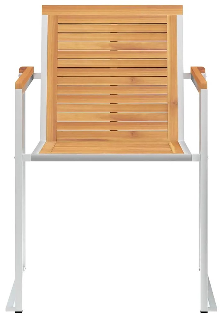 vidaXL Καρέκλες Κήπου 6 τεμ. από Μασίφ Ξύλο Teak με Μαξιλάρια