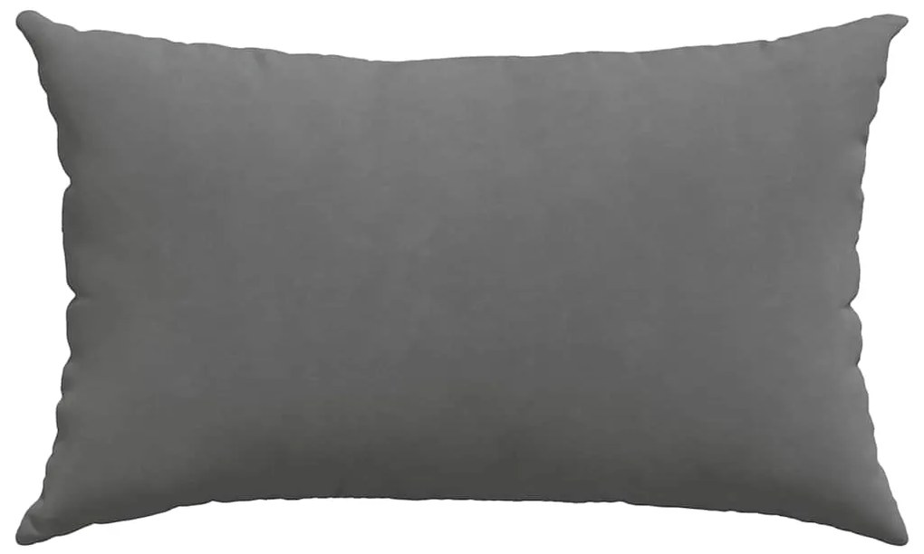 vidaXL Μαξιλάρι Καναπέ 2 pcs Σκούρο Γκρι 50 x 30 cm ύφασμα