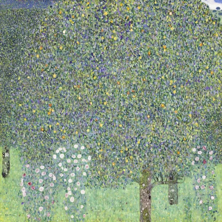 Αναπαραγωγή Roses under the Trees (1905), Gustav Klimt