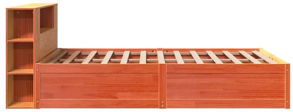 vidaXL Σκελετός Κρεβ. Χωρίς Στρώμα Καφέ Κεριού 120x200 εκ Μασίφ Πεύκο