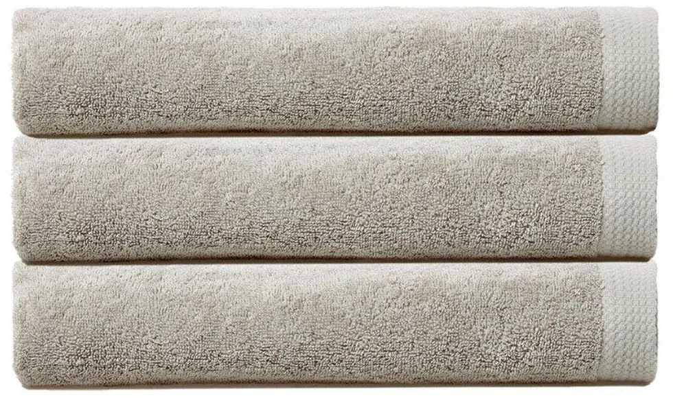Πετσέτα 02.104.10 Light Grey Cryspo Trio Σετ Πετσέτες 100% Cotton