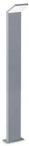 Επιδαπέδιο Φωτιστικό 1m LED 9W IP54 3000K Style Ideal Lux-322384-Γκρι 322384
