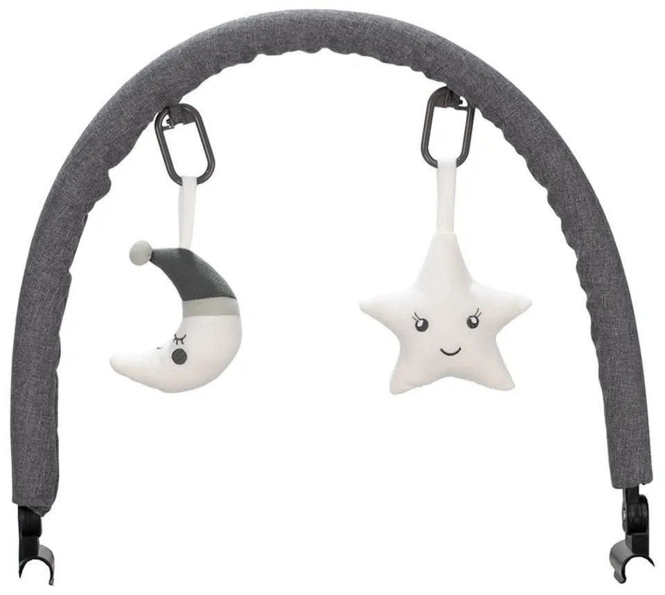 ΜΠΑΡΑ ΜΕ ΚΡΕΜΑΣΤΑ ΠΑΙΧΝΙΔΙΑ BEBE STARS ΓΚΡΙ 801-186