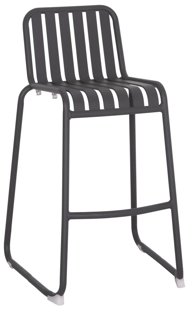 ΣΚΑΜΠΟ ΜΠΑΡ ΑΛΟΥΜΙΝΙΟΥ RACHEL HM6341.01 ΓΚΡΙ 47x56,5x98,5Υεκ.
