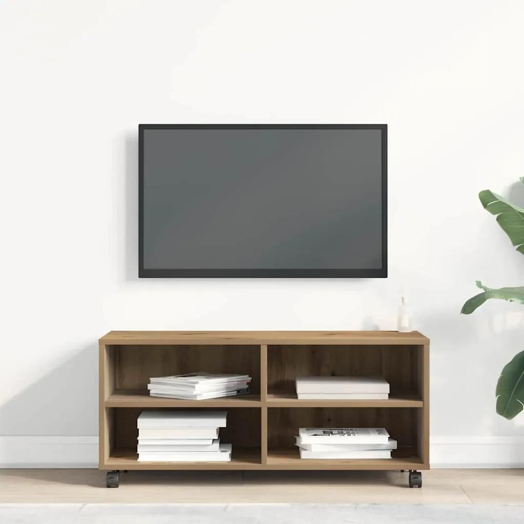 vidaXL Ντουλάπι TV Καφέ 90 x 35 x 35 cm Επεξεργασμένο ξύλο