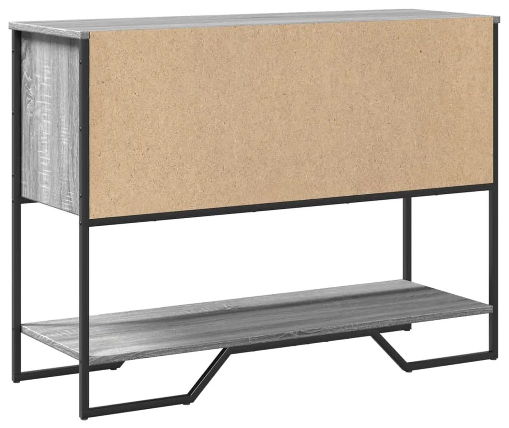 vidaXL Τραπέζι Κονσόλα Γκρι Sonoma 100x35x74,5 εκ. Επεξεργασμένο Ξύλο