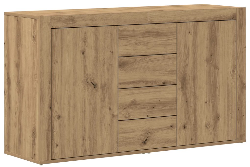 vidaXL Γραφείο Δρυς Επεξεργασμένο ξύλο 120 x 36 x 69 εκ. Πλαϊνό γραφείο