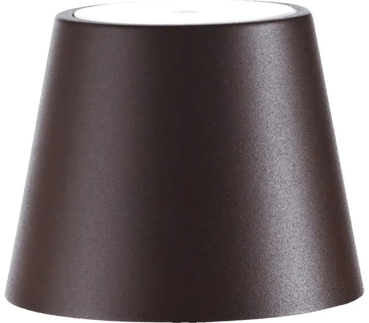 Καπέλο Για Φωτιστικό 11cm IP20 Poldina Zafferano-LD0681R3-Καφέ LD0681R3