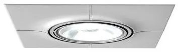 Χωνευτό Σποτ AR111 AERO ΟΕΜ GX53 45-010530-210 PANAGOULAS-45-010530-210-Ασημί 45-010530-210