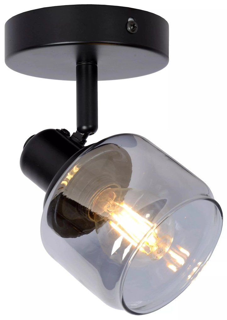 Φωτιστικό Οροφής Lucide 77979-01-30 BJORN Μαύρο Ματ (Black Mat)|Φυμέ (Smoke)