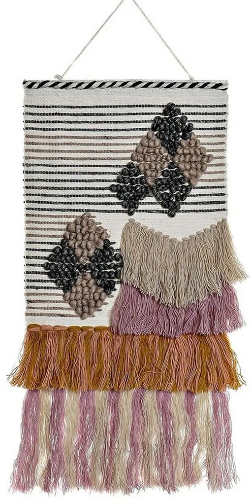 Κρεμαστή διακόσμηση DKD Home Decor Γιούτα βαμβάκι Μαλλί (46 x 2 x 110 cm)