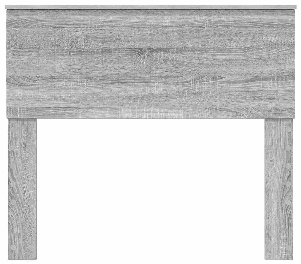 vidaXL Κεφαλάρι με κεφαλάρι Γκρίζο Σονομα 100 cm Επεξεργασμένο ξύλο