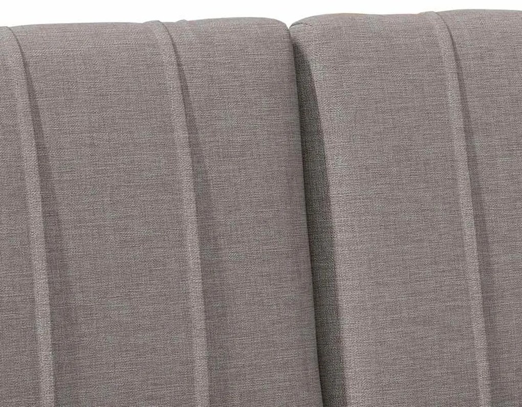 vidaXL Ταπετσαρισμένο κεφαλάρι Taupe 160 cm Στερεά ξυλεία πεύκου